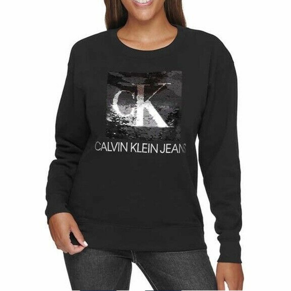 Calvin Klein Flip Sequin Sweatshirt M
